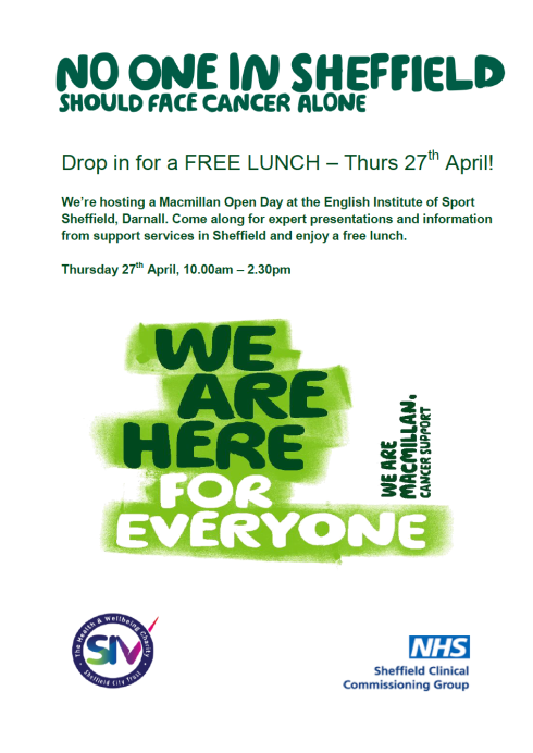 Cancer Awareness Drop In Event - Thursday 27th April.png