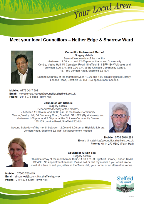 Meet Your Local Councillors - NE&amp;S