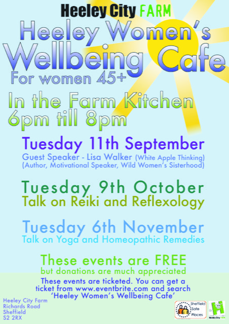 Womens Wellbeing Cafe at Heeley City Farm from September 2018
